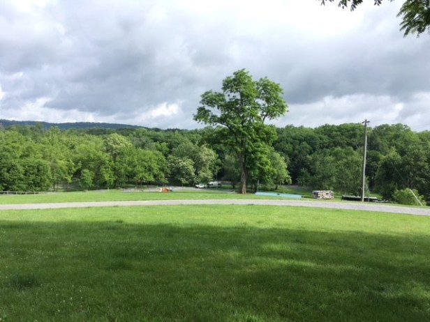 RV site at Walnut Hills in Staunton VA